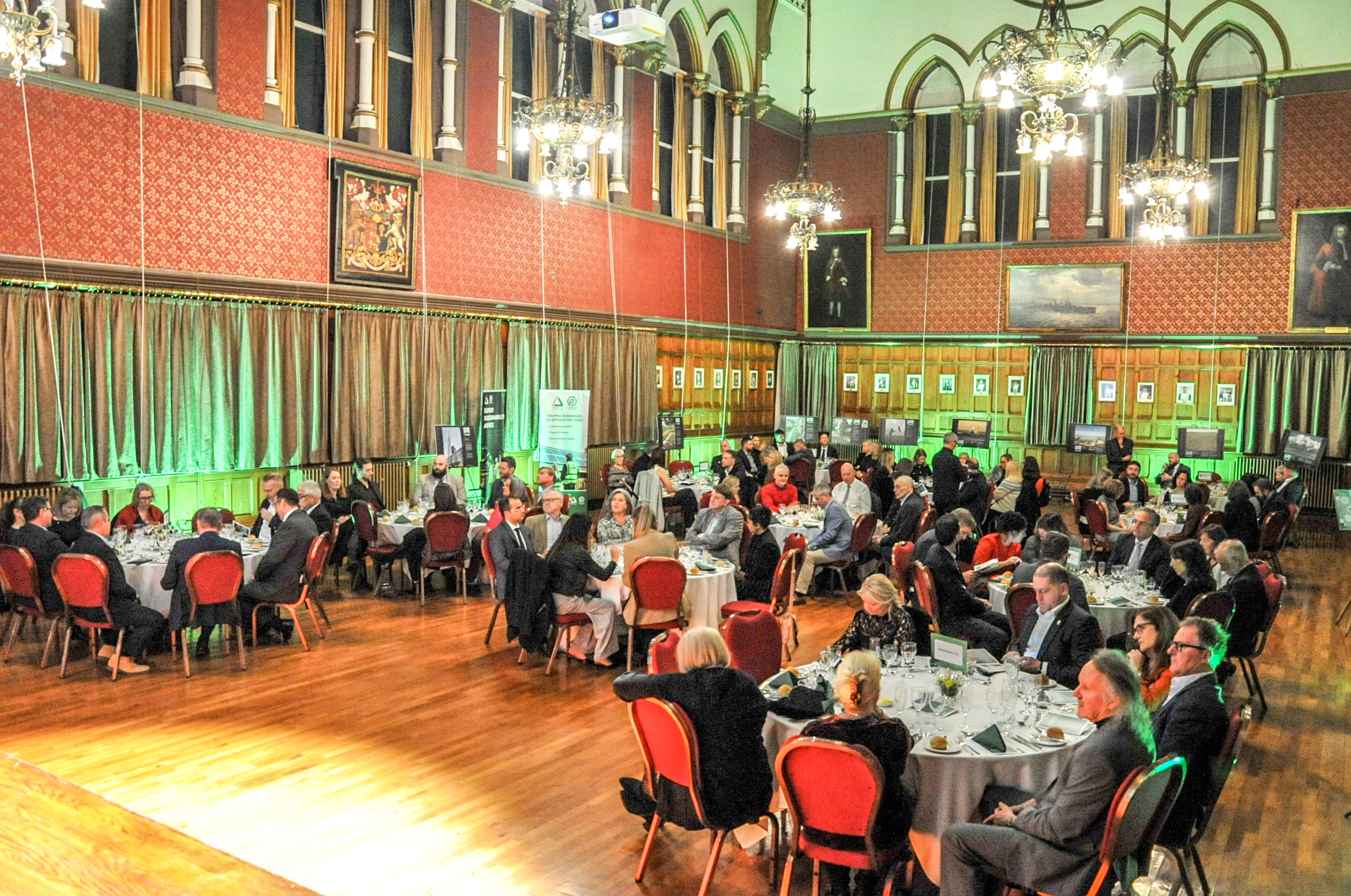 Guests seated during Green Expo Awards dinner